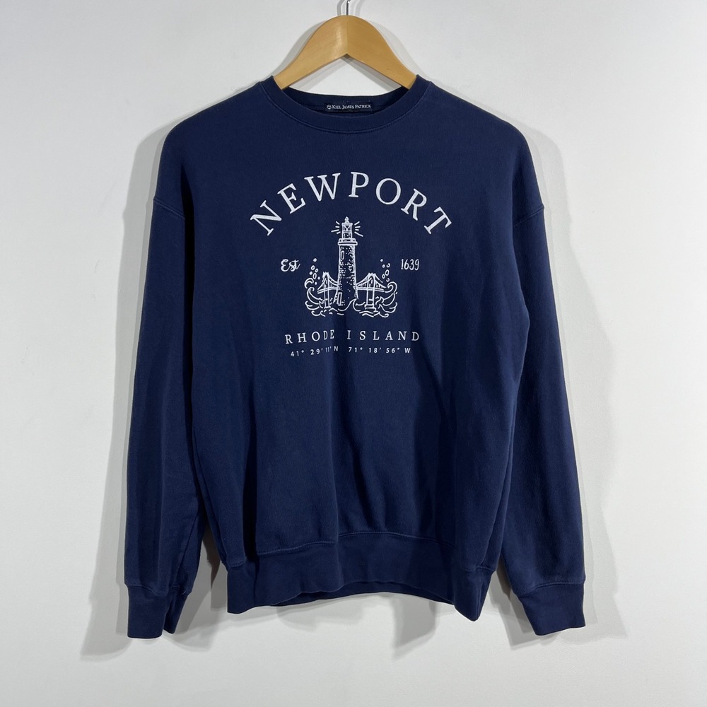 Kiel James Patrick‎ Fisherman Newport Rhode Island Crewneck Sweatshirt Medium